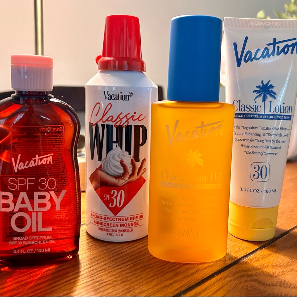 Vacation Sunscreen - Lot of 4